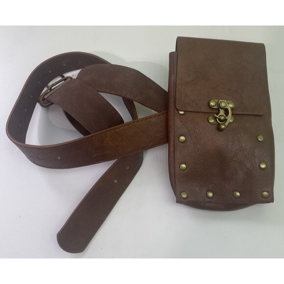 Gothic  Waist  Pack Brown New - Picture 1 of 5